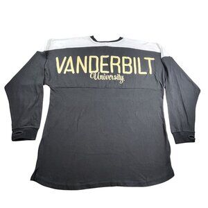 Vanderbilt Commodores Womens Large black Spirit Jersey Double Wing Press Box
